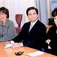 Avec Roselyne Bachelot et Eugenio Minvielle