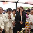 Pose première pierre centre cultuel et culturel Lao de Bussy