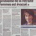 Le Parisien : Interwiew de Chantal Brunel concernant la retraite des femmes