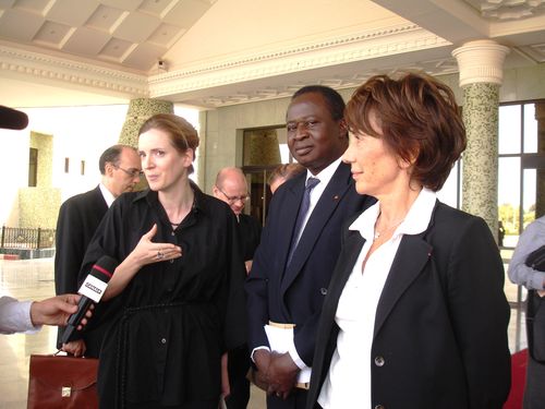 Visite officielle au Burkina Faso avec Nathalie Kosciusko-Morizet