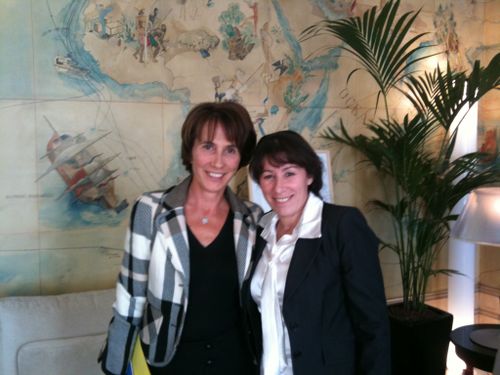 Avec Fadela Amara