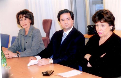 Avec Roselyne Bachelot