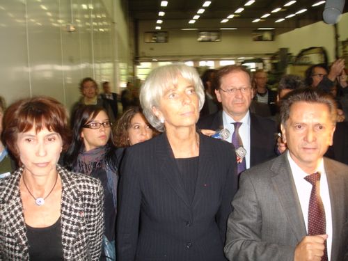 Avec Christine Lagarde