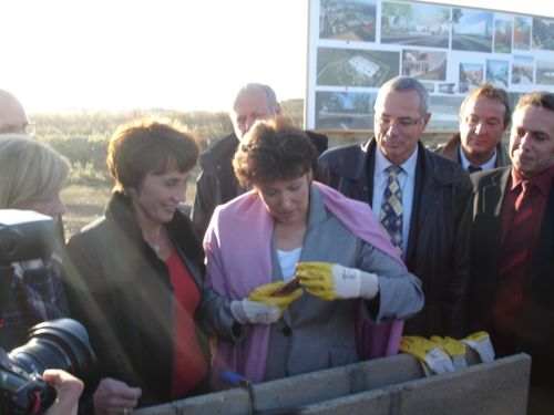 Avec Roselyne Bachelot