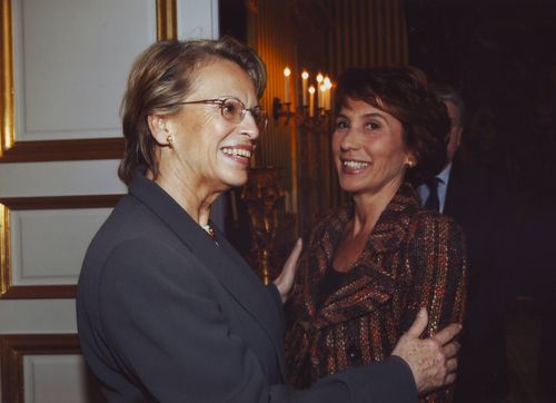Avec Michèle Alliot-Marie