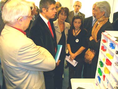 Avec Christine Lagarde et Laurent Wauquiez