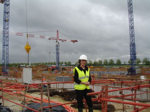 Visite chantier CH Jossigny