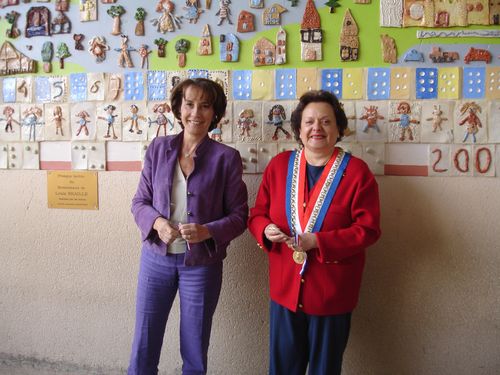 Inauguration fresque école maternelle Teisseyre de Coupvray