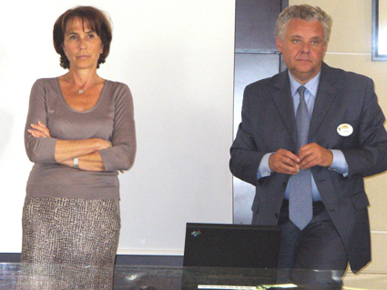 Avec Thierry Leleu, Vice-président d'Eurodisney